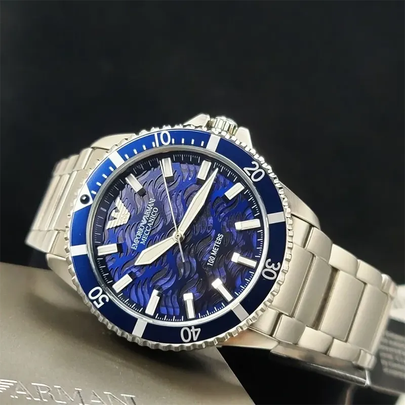 Emporio Armani Automatic Blue Dial Men’s Watch | AR60059